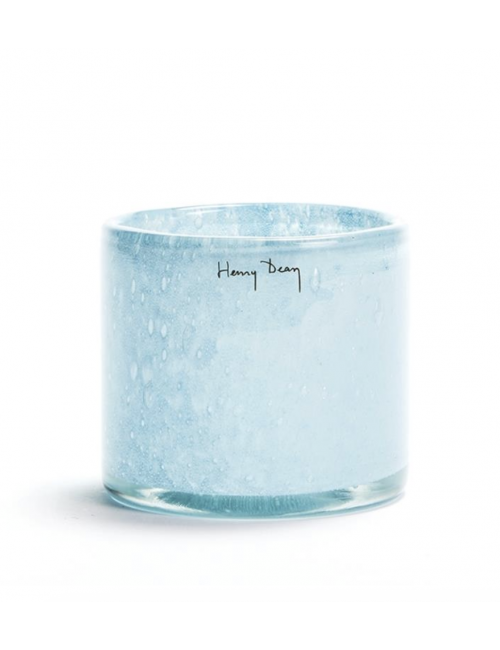 Theelichthouder V.Cylinder 9 x 10cm | pastel blue