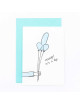 Wenskaart | it's a boy balloon