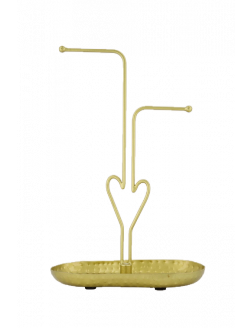 Sieradenrekje Metaal | hartje/goud