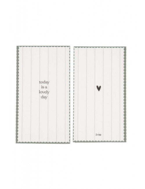 Servetten Rechthoek | today is a lovely day