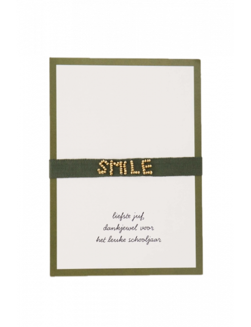 Ansichtkaart Armbandje | liefste juf