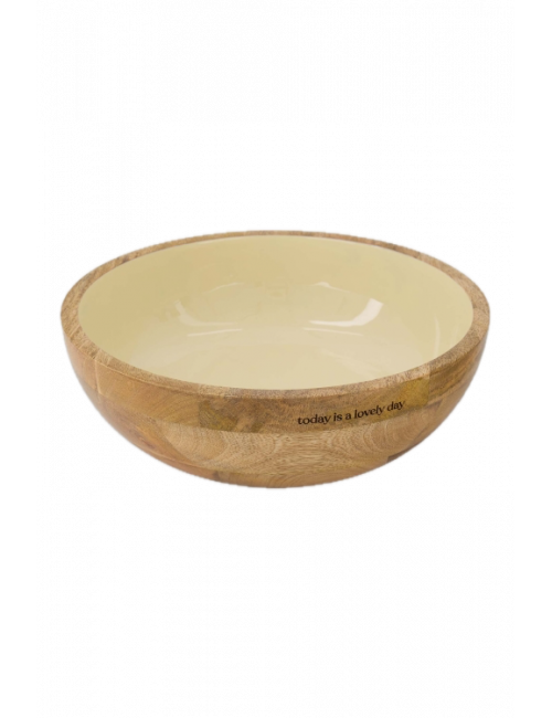 Schaal Hout | lovely day