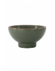 Kom Terracotta | hartje/donkergroen