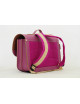 Lederen Boekentas Magnet | plum
