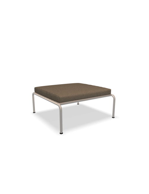 Outdoor Ottoman Avon | muted white frame