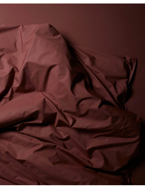 Dekbedovertrek Katoen 200x220cm | brique red