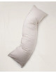Bedmate Kussensloop Katoen 50x160 | brown ecru