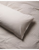 Bedmate Kussensloop Katoen 50x160 | brown ecru