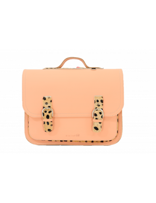 Lederen Boekentas Classic | leo peach