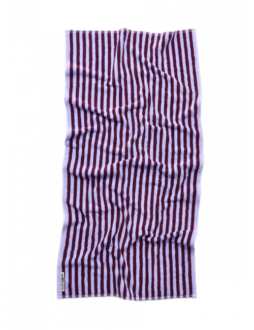 Naram Handdoek 70x140 | wine/lavender blue
