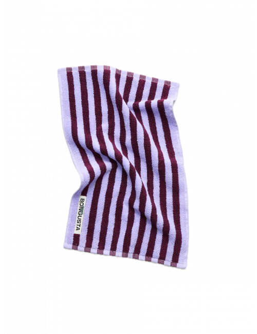 Naram Gastendoekje 30x50 | wine/lavender blue