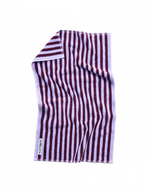 Naram Handdoek 50x80 | wine/lavender blue