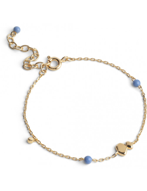 Armband Melia | goud/cornflower