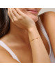 Armband Nara | goud/light coral