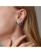 Oorbel Classic Wide 15mm (set van 2) | zilver