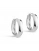 Oorbel Classic Wide 20mm (set van 2) | zilver