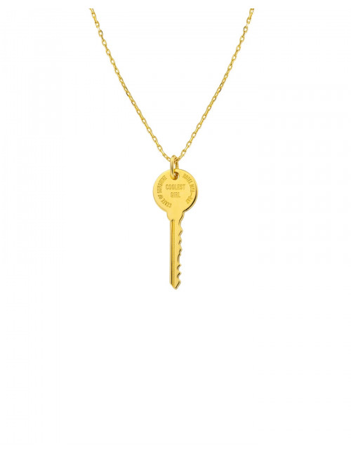 Coolest Key Halsketting | goud