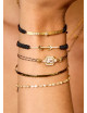 Gold Shiny Art Deco Armband | goud