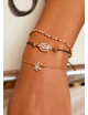 Gold Shiny Art Deco Armband | goud