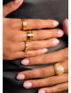 Mini Cuff Star Ring | goud