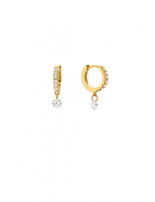 Crystal Delhi Oorbellen | goud