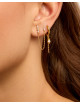 Trilogy Chain Oorbel | goud