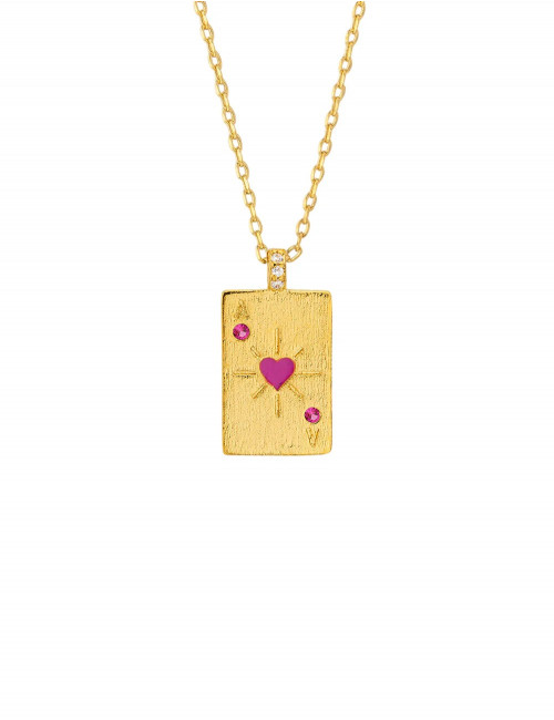 Ace Of Heart Halsketting | goud