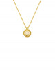Ivory Flower Halsketting | goud