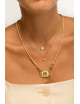 Ivory Flower Halsketting | goud