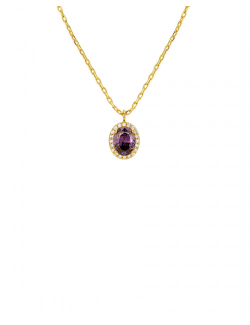 Amethyst Dynasty Halsketting | goud