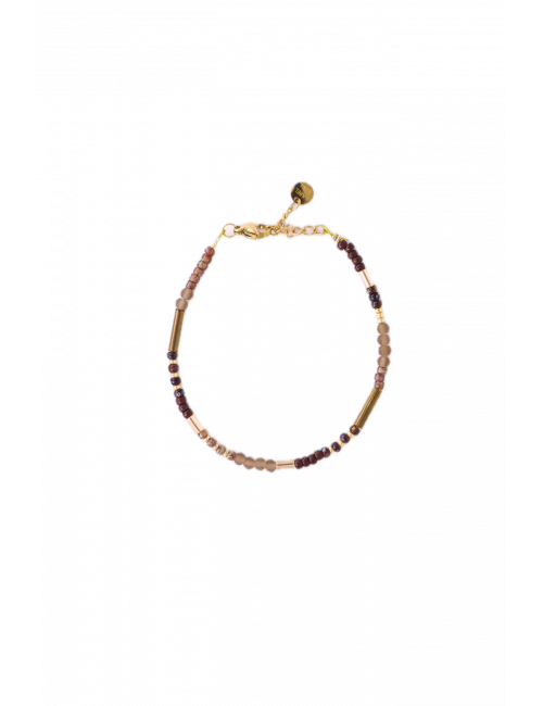 Chique Brown Armband | goud