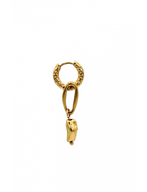 Aurelie Hoop Oorbel | goud