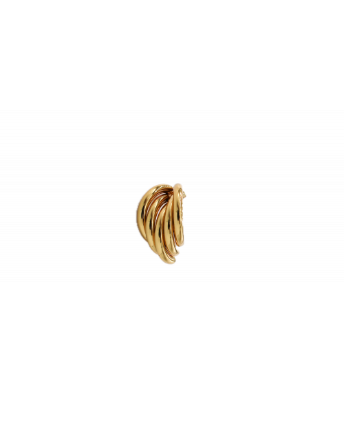 Golden Glamour Stud Oorbel | goud