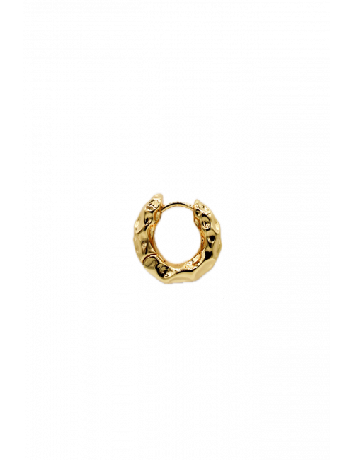 Solid Gloss Hoop Oorbel | goud