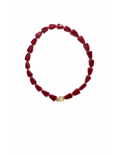 Burgundy Ketting | goud