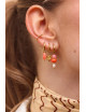 Sunset Sorbet Hoop Oorbel | goud