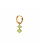 Double Apple Hoop Oorbel | goud