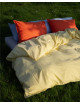 Dekbedovertrek Katoen 200x220cm | butter yellow