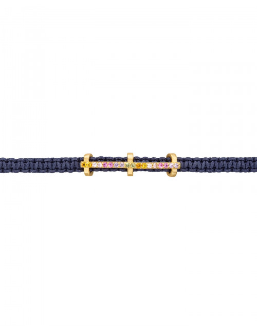 Blue Trilogy Armband | goud