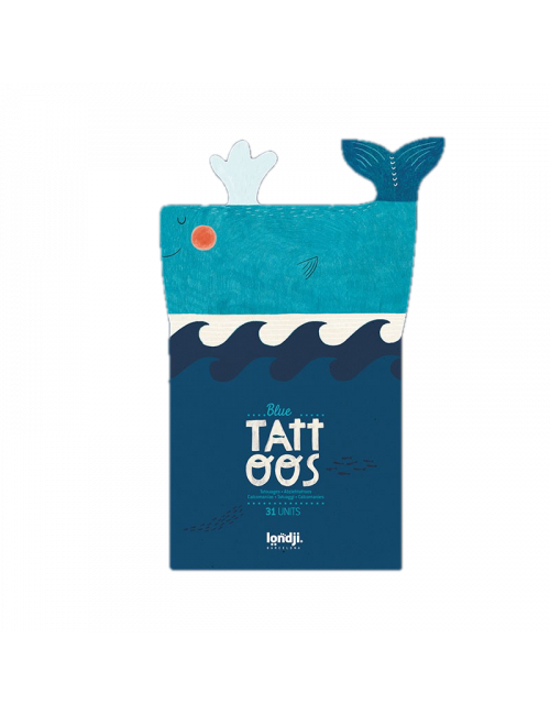 Tattoos (set van 10) | blue