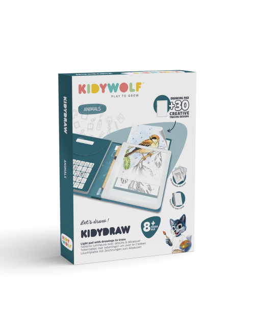 Kidydraw Pad Verlichte Tekentafel | animals