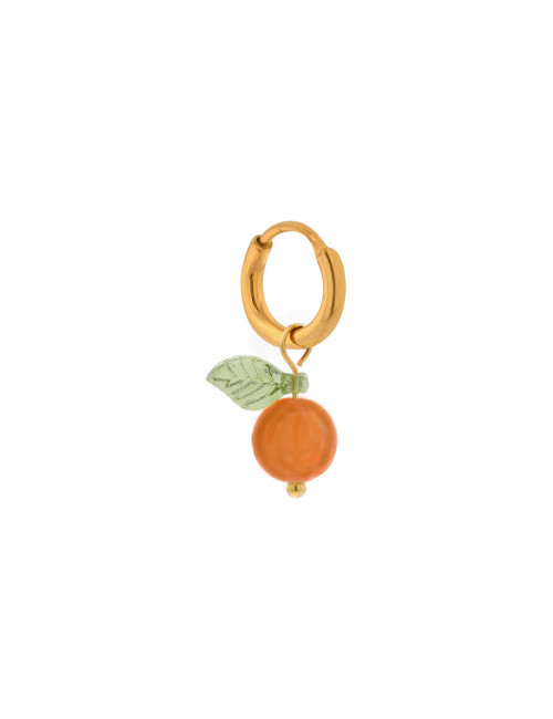 Oorbel Aperol Spritz Hoop | goud