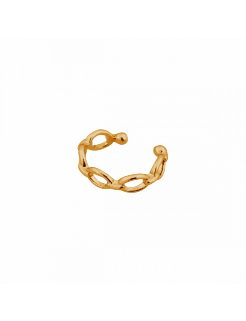 Single Chain Ear Cuff Oorbel | goud