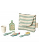 Tandenborstel Set Muis | blauw streep
