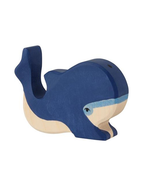 Houten Speelgoed | blauwe walvis