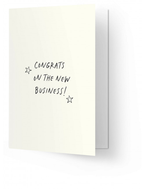 Wenskaart | congrats business