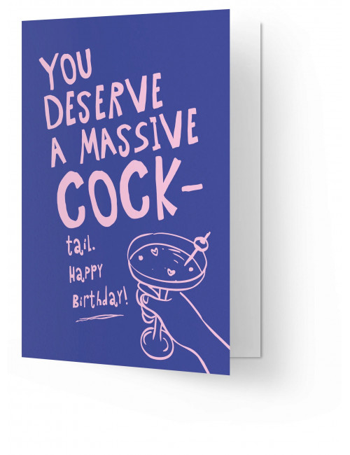 Wenskaart | massive cocktail
