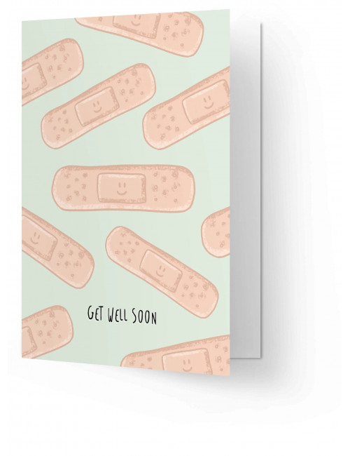 Wenskaart | get well soon