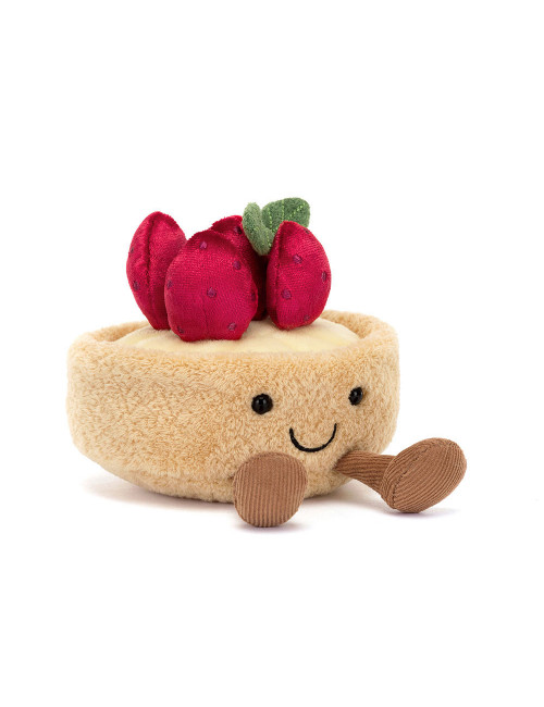 Knuffel Fleurette Aardbeientaartje