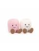 Knuffel Pink & White Marshmallows